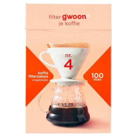 G'woon Koffie Filterzakjes Ongebleekt Product Image