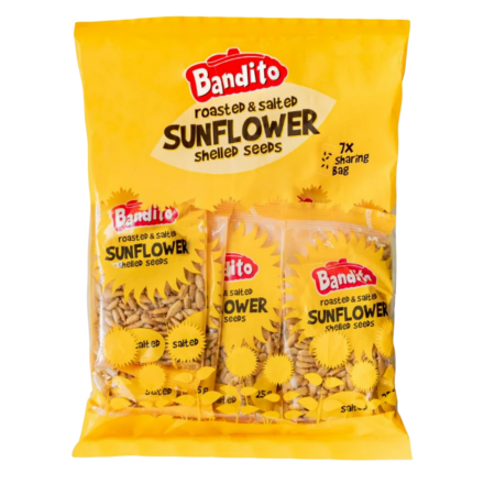 Bandito Sunflower Shelled Seeds Roasted & Salted Product Image