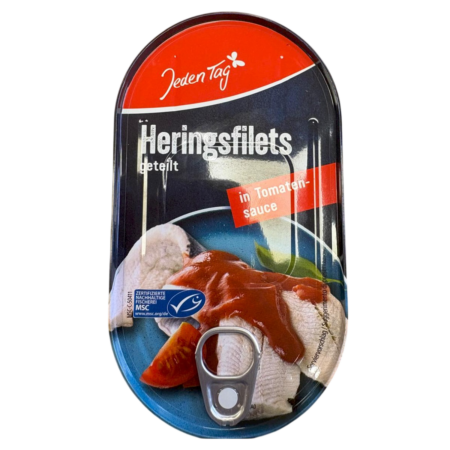 Jeden Tag Heringsfilets in Tomaten Sauce Product Image