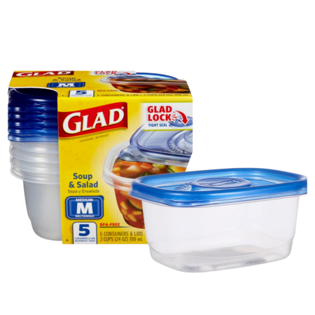 Glad Soup & Salad Containers & Lids Product Image