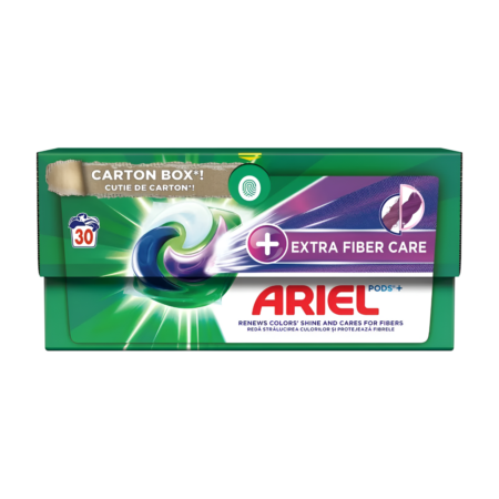 Ariel Detergent Capsule Extra Fiber Care Product Image