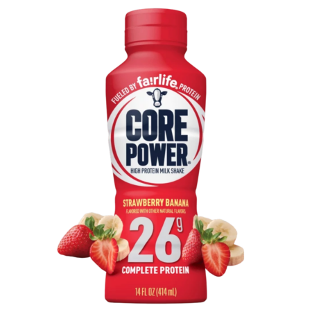Core Power Milk Shake High Protein Strawberry Banana Product Image