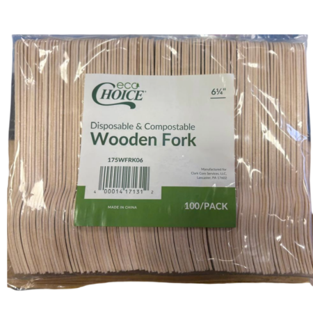 Eco Choice Wooden Fork Product Image