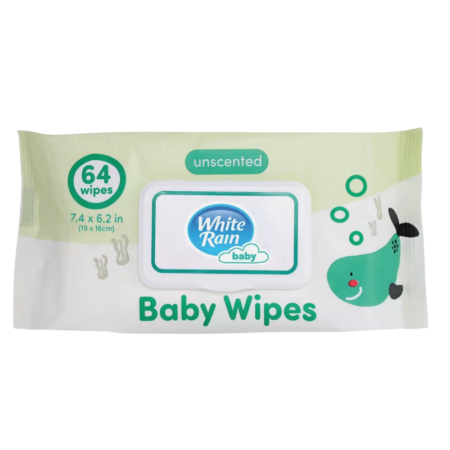 White Rain Baby Wipes Unscented Product Image
