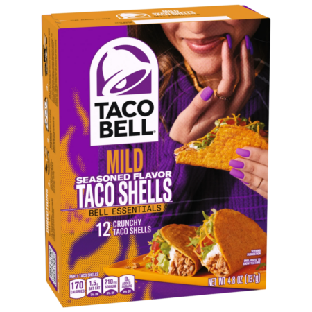 Taco Bell Taco Shells Seasoned Flavor Product Image